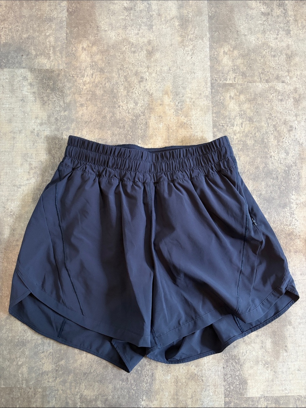 lululemon athletica Navy Blue Run/Training Shorts